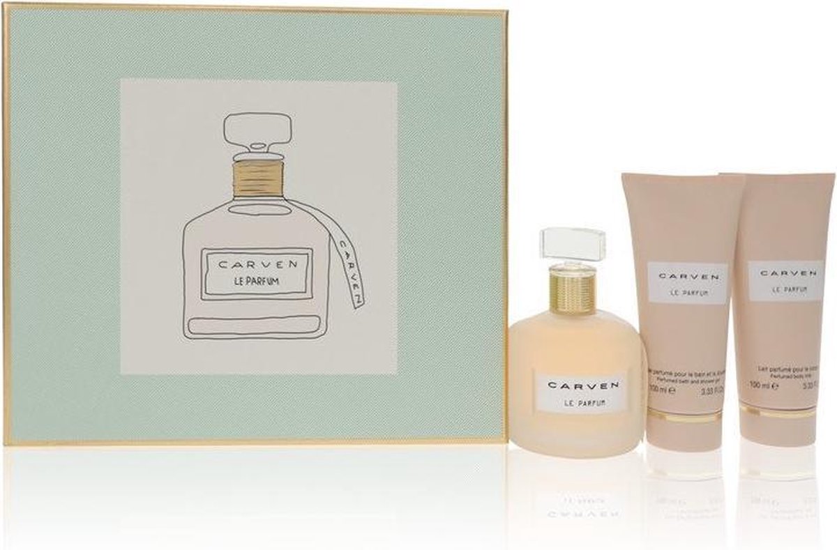 100 ml Eau De Parfum Spray + 100 ml Body Milk + 100 ml Shower Gel