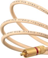 Van den Hul | The MINI Sub Hybrid | Coaxiale kabel | Subwooferkabel | 2 x RCA male | Gold plated connectors | 2 meter