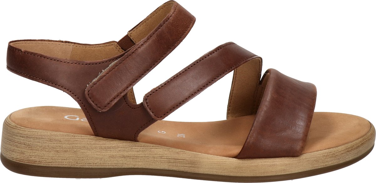 Gabor Comfort dames sandaal - Cognac - Maat 38