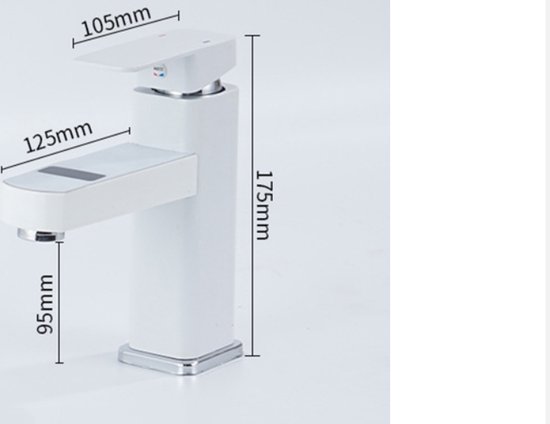 Smart Sensor Wastafelkraan, Badkamer Wastafel Sensor Kranen Digitaal Display Screen Warm Koud Water Mengkraan, Touchless Automatische Kraan 1/2 Smart Sensor Wastafelkraan, Badkamer Wastafel Sensor Kranen Digitaal Display Screen Warm Koud Water Mengkraan, Touchless Automatische Kraan 1/2