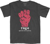 Rage Against The Machine - Red Fist Heren T-shirt - M - Zwart