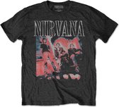 Tshirt Homme Nirvana -XL- Kris Standing Zwart