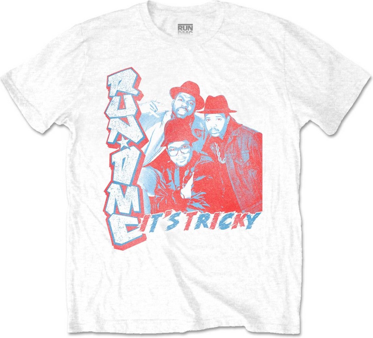 Run DMC - It's Tricky Heren T-shirt - M - Wit