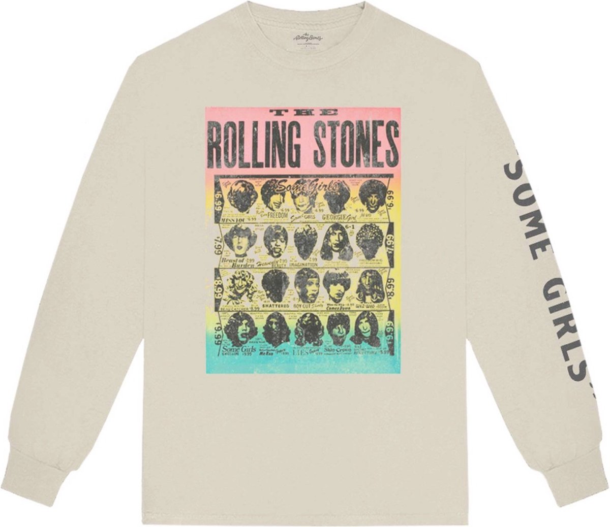 The Rolling Stones - Some Girls Longsleeve shirt - XL - Creme