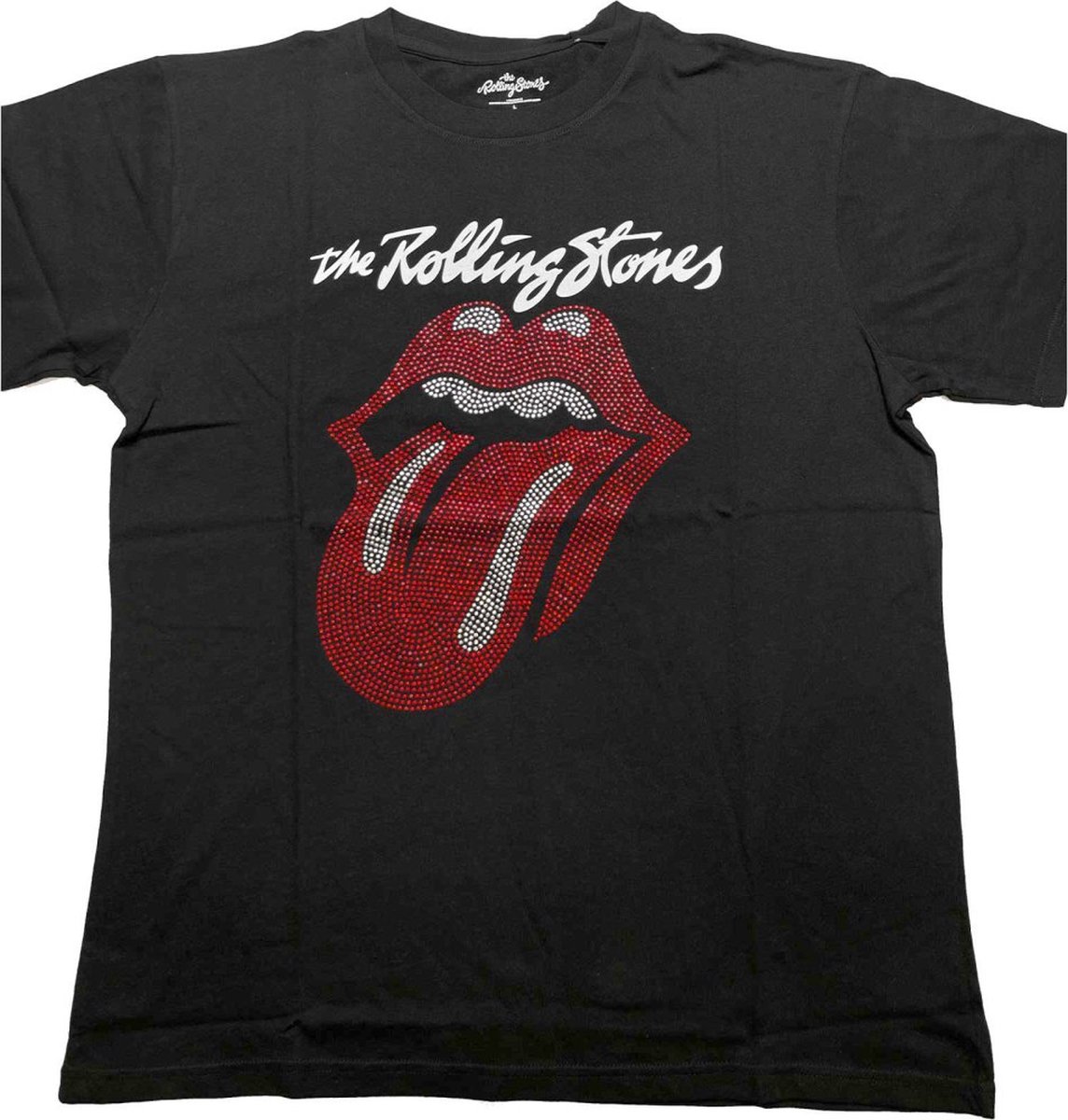 The Rolling Stones - Logo & Tongue Heren T-shirt - XL - Zwart