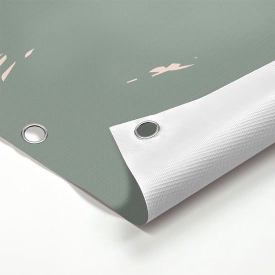 Gards Affiche de Jardin Art Abstrait Style Scandinave - 90x120 cm - Toile Jardin - Décoration de jardin - Décoration murale Extérieure - Tableau Jardin