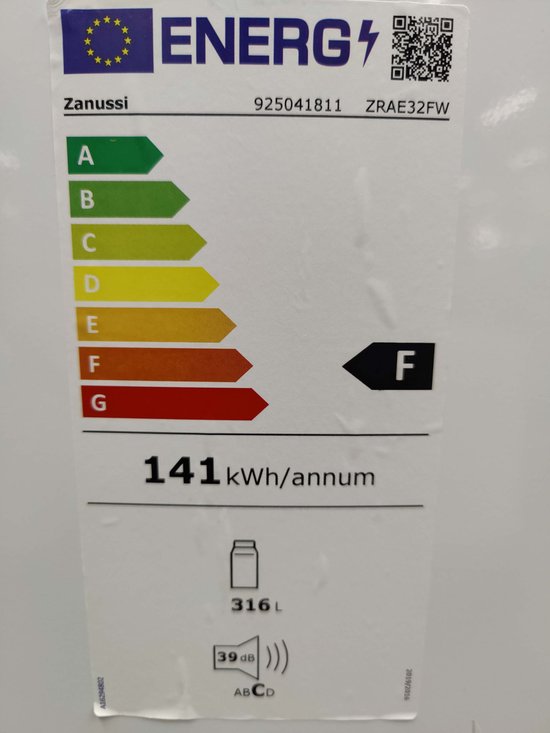 Zanussi tafelmodel koelkast - 55cm