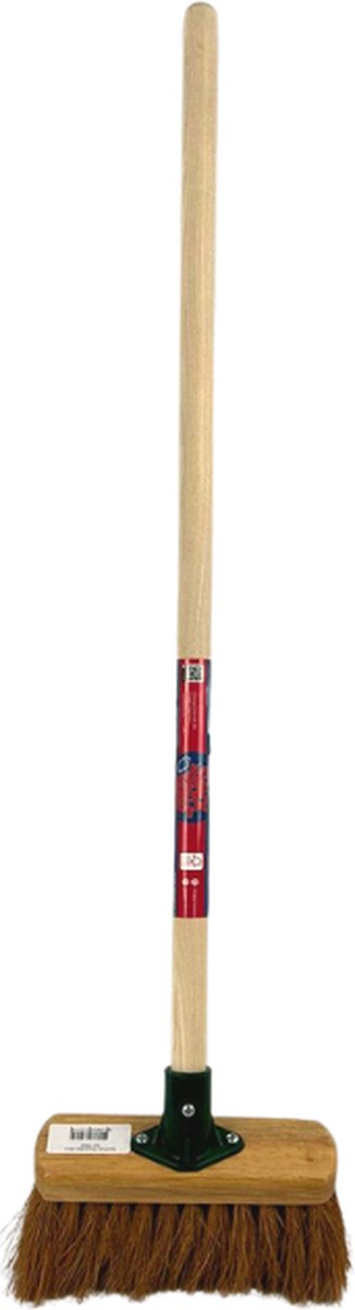 Synx Tools Junior Kinderbezem Cocos Binnenbezem - Bezems / Zaalveger - Buitenspeelgoed - tuinierspeelgoed - Schepjes - Kinderen - Met houten Steel 86 cm van Synx Tools — afbeelding 4