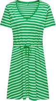 Only Jurk Onlmay S/s V-neck Short Dress Jrs N 15286935 Kelly Green Dames Maat - L