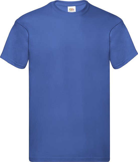 Konings Blauw 2 Pack t-shirt Fruit of the Loom Original maat 3XL