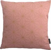 Sierkussen Nadal Pink/Gold | 45 x 45 cm | Katoen/Polyester