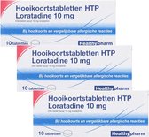 Healthypharm Hooikoortstabletten HTP Loratadine 10 mg - 3 x 10 tabletten