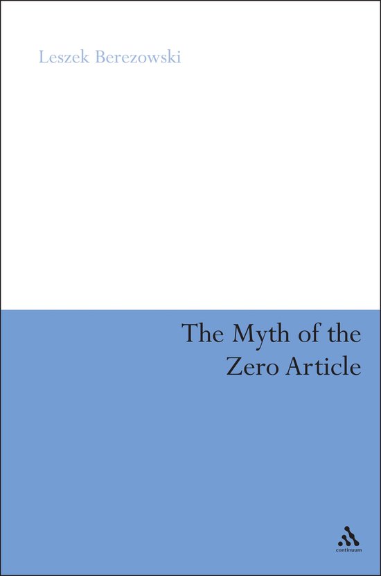 The Myth of the Zero Article - cover