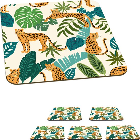 SUPERDANT Paper Transfer Underglaze 6 Pattern Mixed Animals Leopard
