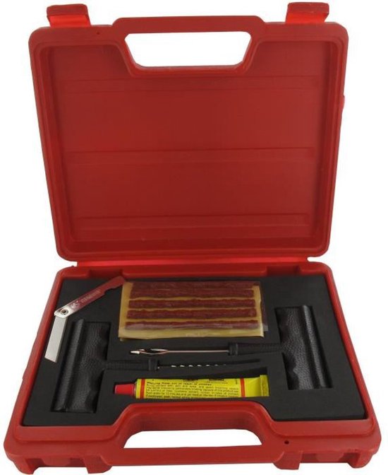 2 stuks autobandenlijm, reparatieset voor autobanden, zwart, professionele vulkaniserende band, voor het snel repareren van scheuren gaten en peeling, wick/tractor/motorfiets/vrachtwagen/scooter