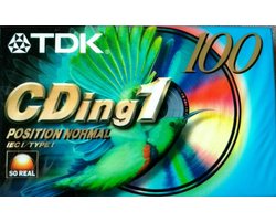 TDK 100 CDing1 Position Normal Cassette