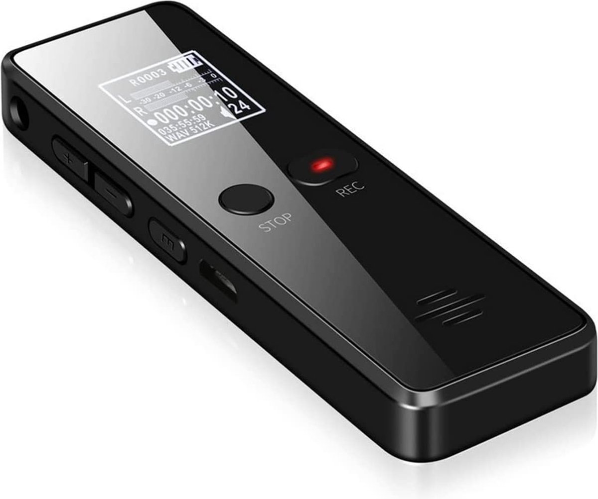 Image 5 of 32GB Mini Digital Voice Recorder with MP3 Player & USB Flash Drive (Black)