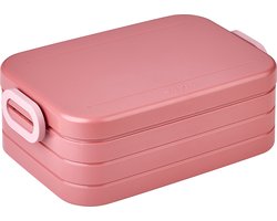foto van Mepal Lunchbox midi – Broodtrommel – 4 boterhammen - Vivid mauve