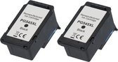 Geschikt voor Canon PG-545 XL - 2X Zwarte Inkt - Geschikt voor Canon Pixma MG2550 - MG2555 - MG2950 - MX495 - TR4550 - IP2850 - TS3150 - TS3151 - TS3300 - TS3350 - TS3450 - TS3451 - TS3355