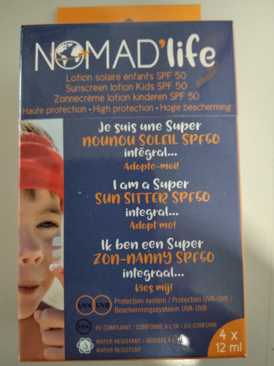 Nomad life Zonnecreme spf 50 Kids