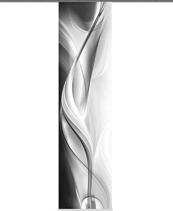 schuifgordijn digitale print Halifax, decoratie, 245 x 60 cm, grijs