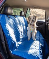 DWAM Autobeschermdeken hond – Hondendeken - Autodeken Hond - Autokleed – Blauw – Stof – One size – 139 x 140 cm – Los Amigos