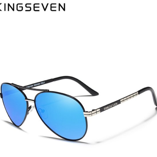 KingSeven Bluestar - Pilotenbril met UV400 en polarisatie filter - Z201