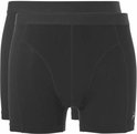 Twee zwarte boxesshorts met subtiel logo op de pijp.