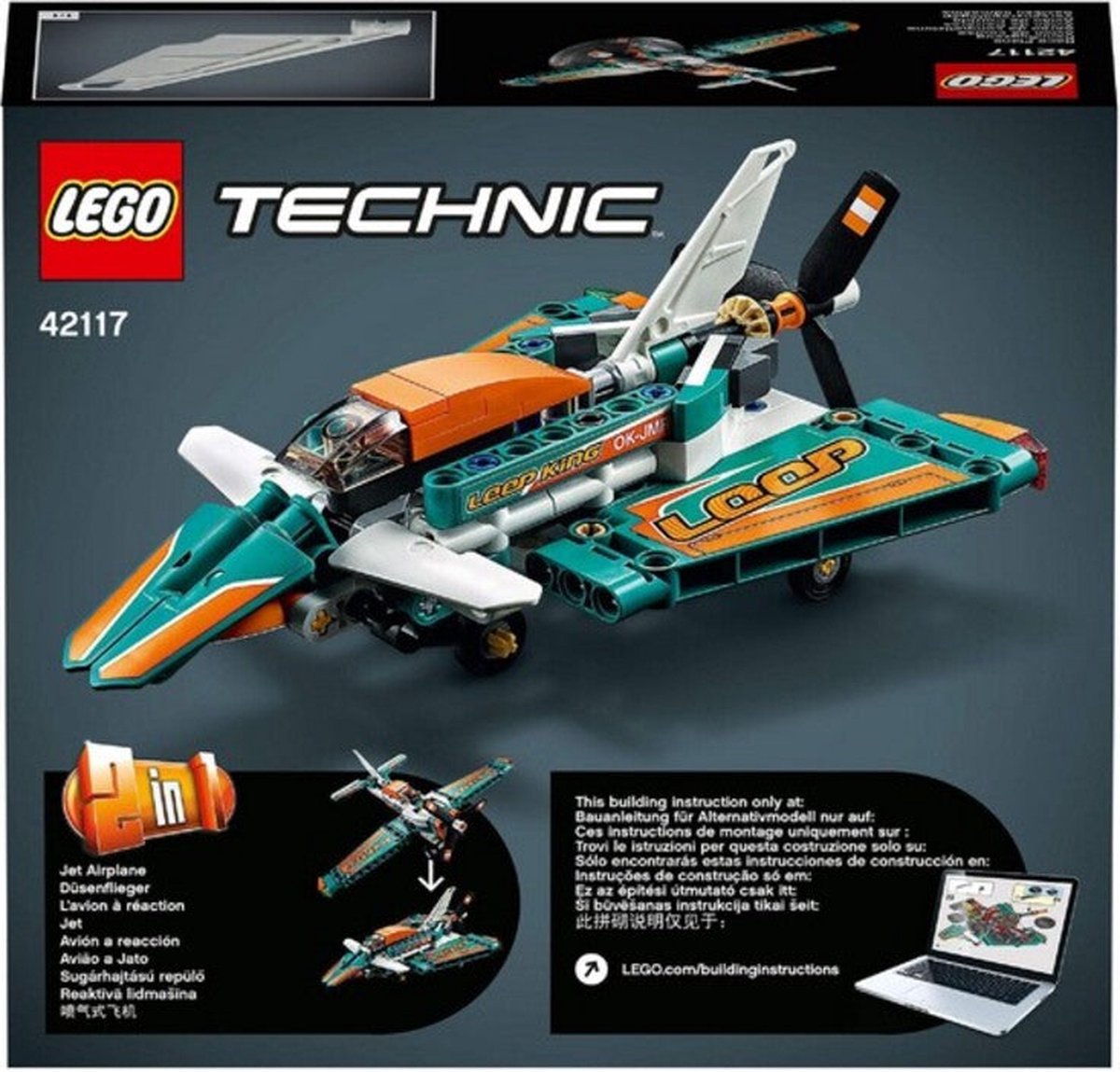 LEGO Technic Racevliegtuig - 42117 | bol