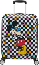 American Tourister Reiskoffer - Wavebreaker Disney spinner (4 wiel) 55cm (handbagage) - Mickey Check