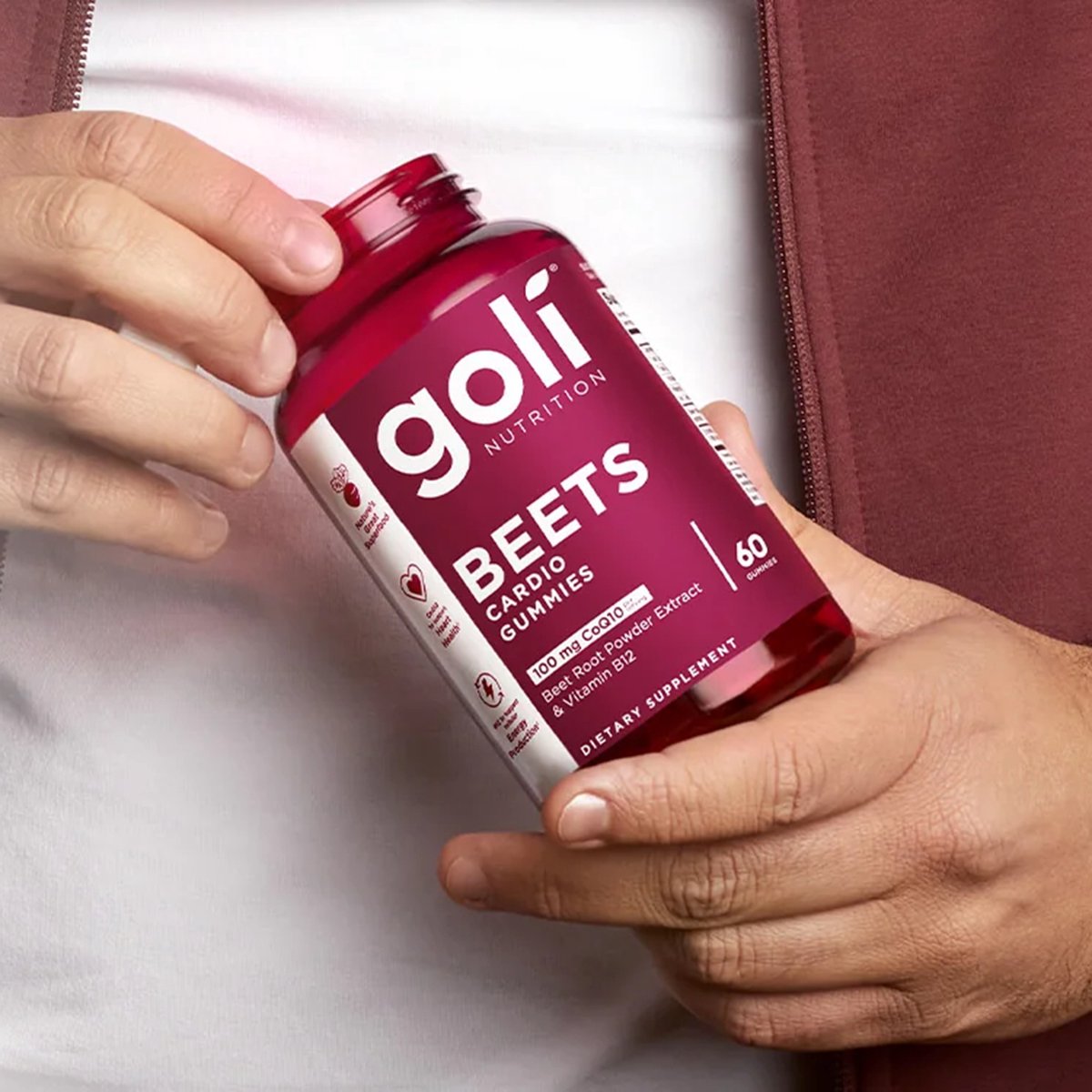 Goli Nutrition Beets Cardio (60 gummies) Natuurlijke Ondersteuning