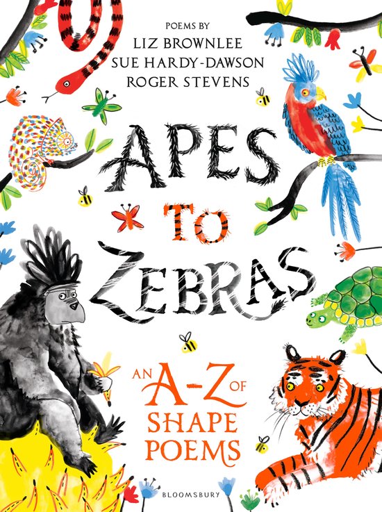 Apes to Zebras: An A-Z of Shape Poems - cover
