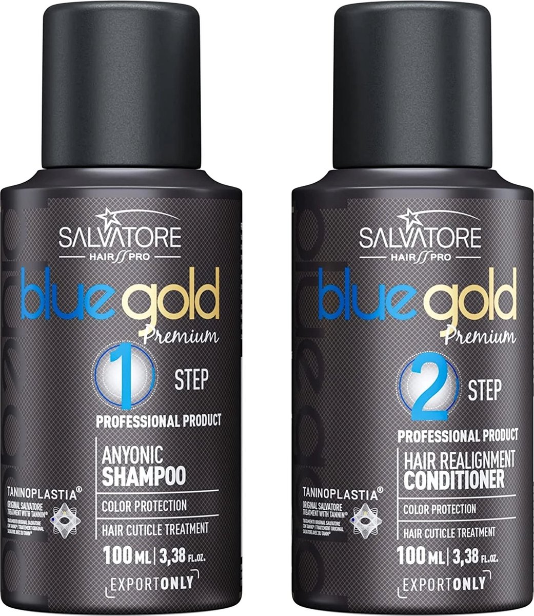 Salvatore Blue gold Premium 2 x 100 ml - keratine behandeling