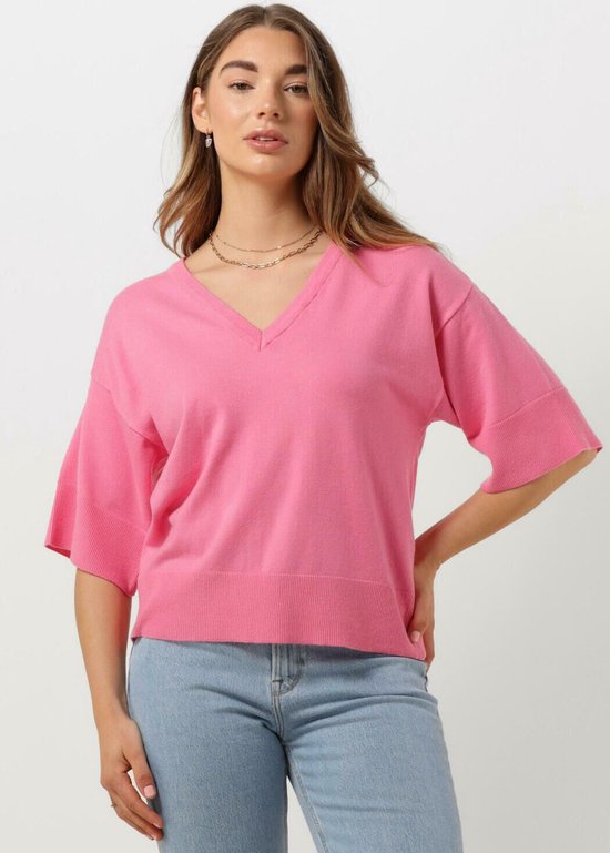 MSCH Copenhagen Mscheslina Rachelle 2/4 V Neck Pullover Tops & T-shirts Dames - Shirt