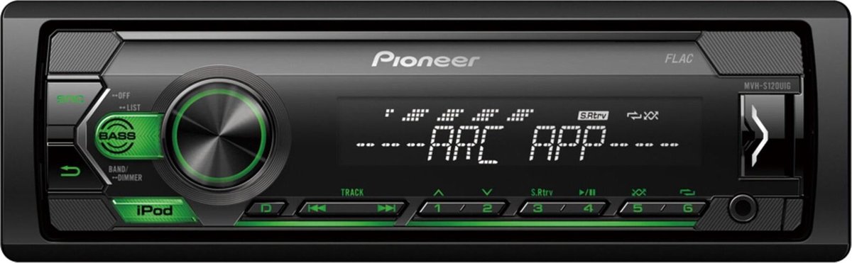 Pioneer MVH-S120UIG - Autoradio - Media Receiver - AUX - USB - iOS & Android -