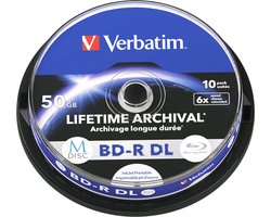 Verbatim MDISC BD-R DL 50 GB 10 stuk(s)