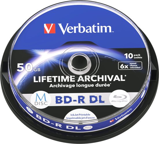 Verbatim MDISC BD-R DL 50 GB 10 stuk(s) | bol