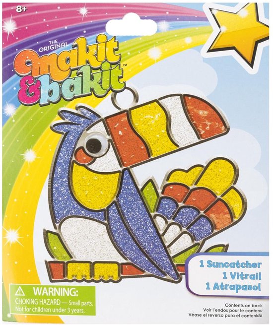 Suncatcher glazen vogel - De Vrolijke Engel