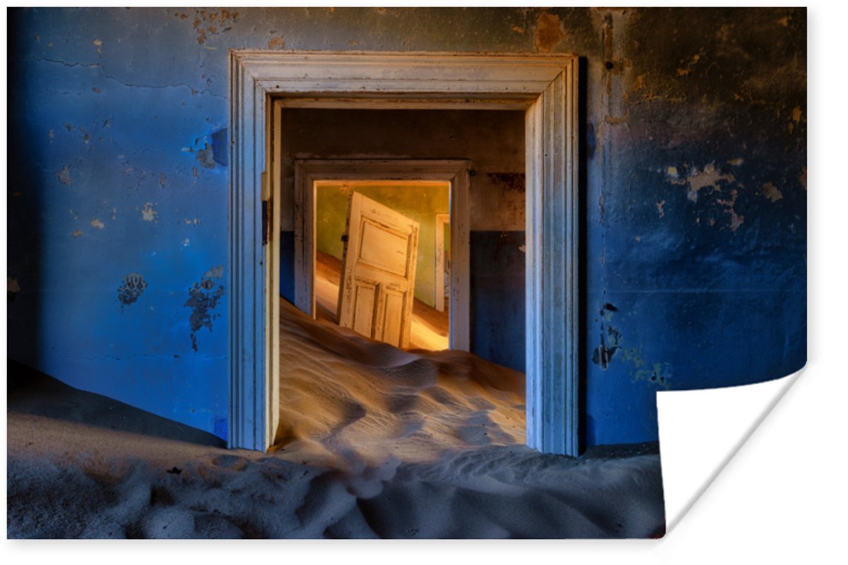 Zand - Blauw - Deur - Architectuur