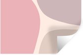 Muurstickers - Sticker Folie - Design - Pastel - Minimalisme - 60x40 cm - Plakfolie - Muurstickers Kinderkamer - Zelfklevend Behang - Zelfklevend behangpapier - Stickerfolie