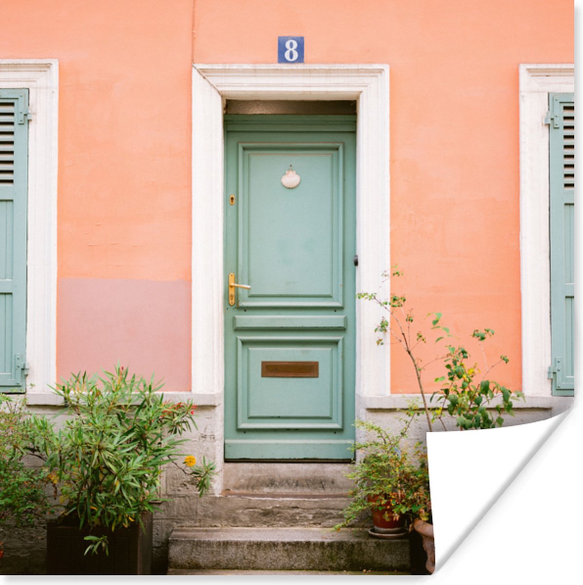 Parijs - Deur - Pastel - Architectuur