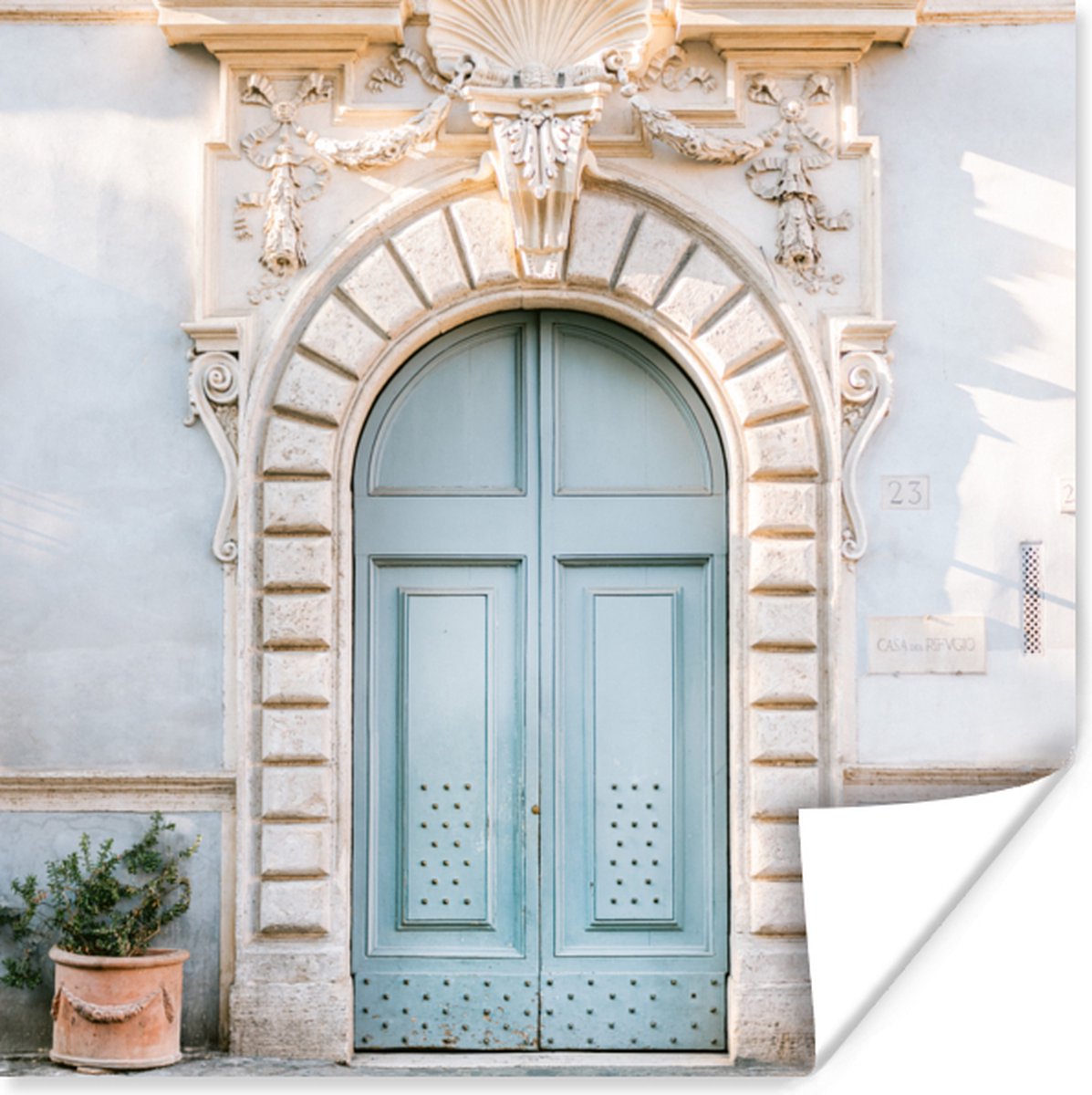 Deur - Architectuur - Blauw - Huis