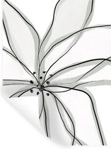 Stickers muraux - Feuille autocollante - Fleurs - Abstrait - Design - 30x40 cm - Film adhésif - Stickers muraux chambre d'enfant - Papier peint autocollant - Papier peint autocollant - Feuille autocollante