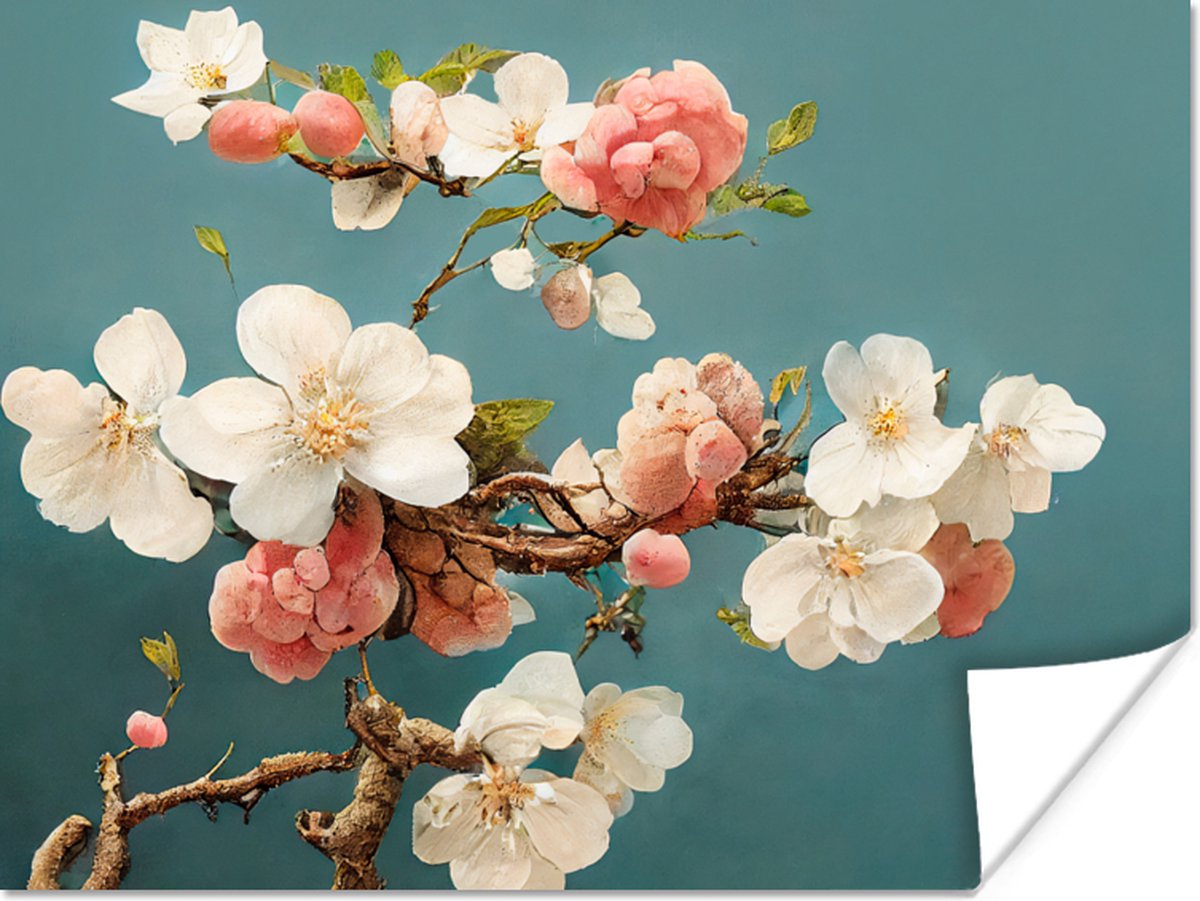 Bloemen - Bloesem - Kersen - Tak - Wit