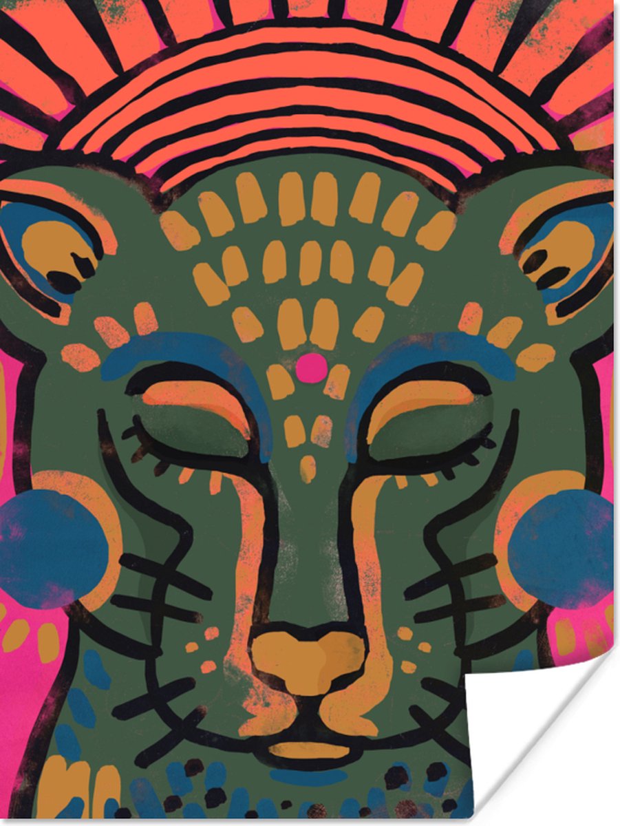 Dieren - Tijger - Groen - Portret