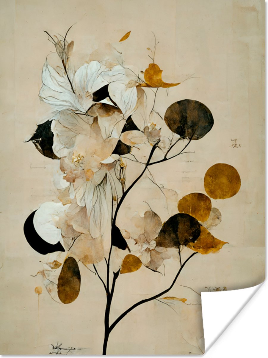 Bloemen - Bladeren - Boom - Pastel