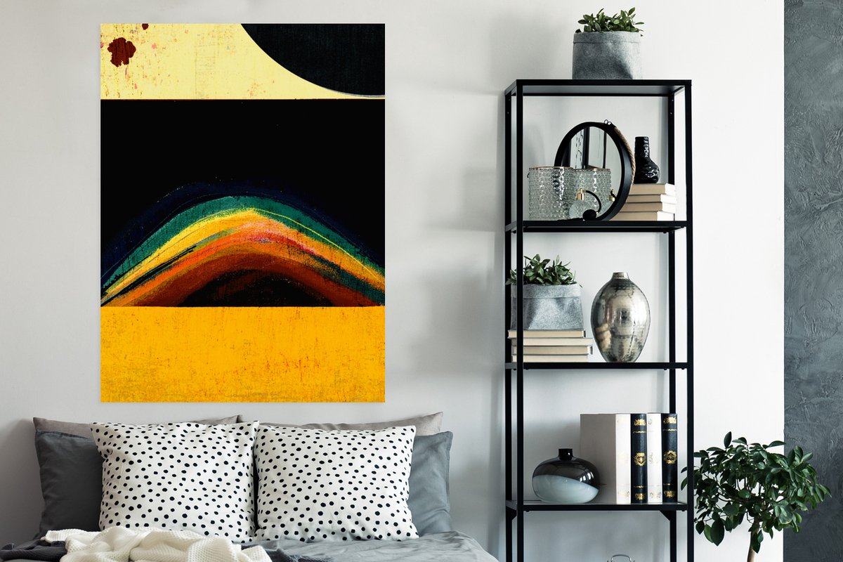 Abstract - Regenboog - Vormen - Zwart