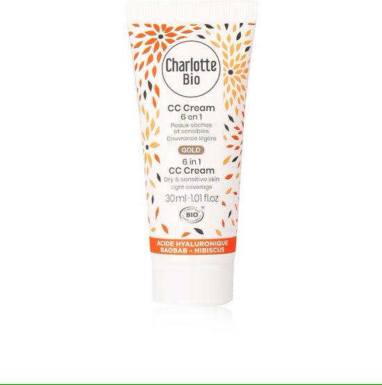 Charlotte bio CC Cream Gold - voor de medium/donkere huid - vegan