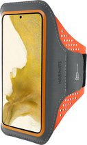Hardloop Sportarmband geschikt voor Samsung Galaxy S22 Plus - Oranje - Mobiparts