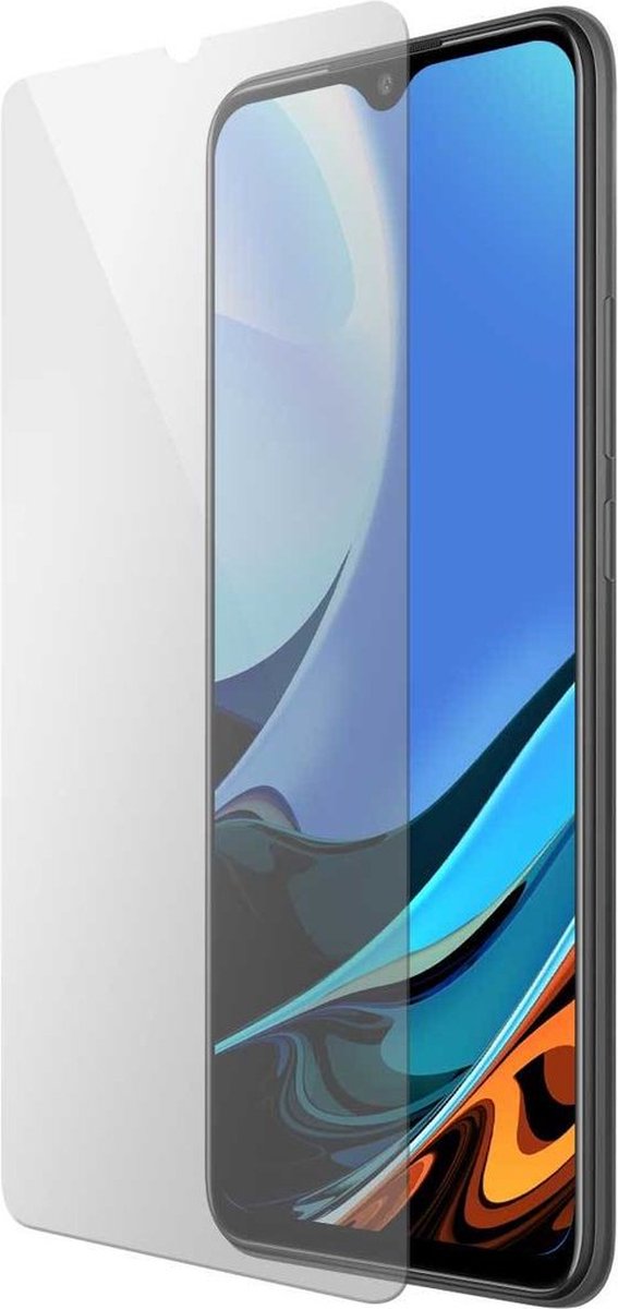 Mobiparts Screenprotector geschikt voor Xiaomi Redmi 9T - Gehard Glas - Anti-bacterieel -